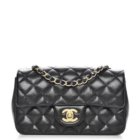 chanel caviar quilted mini rectangular flap|Flap Bags .